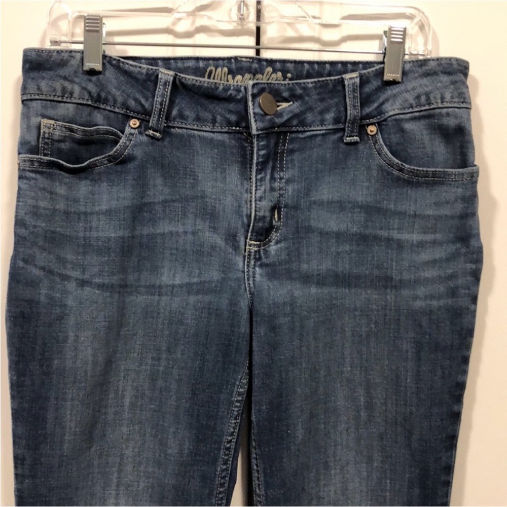Wrangler jeans Women's 11 x 32 bootcut denim blue jean EUC western cowgirl - Picture 3 of 5